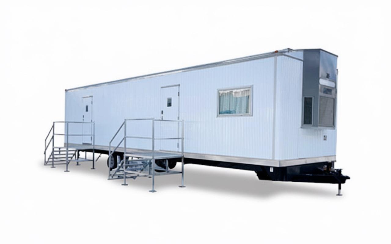 our office trailers come equipped with heating and cooling systems